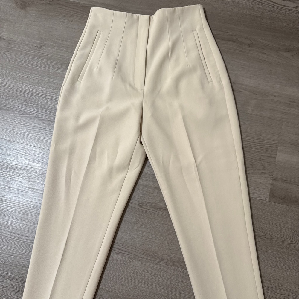 Zara Cream Trousers - Picture 5 of 10